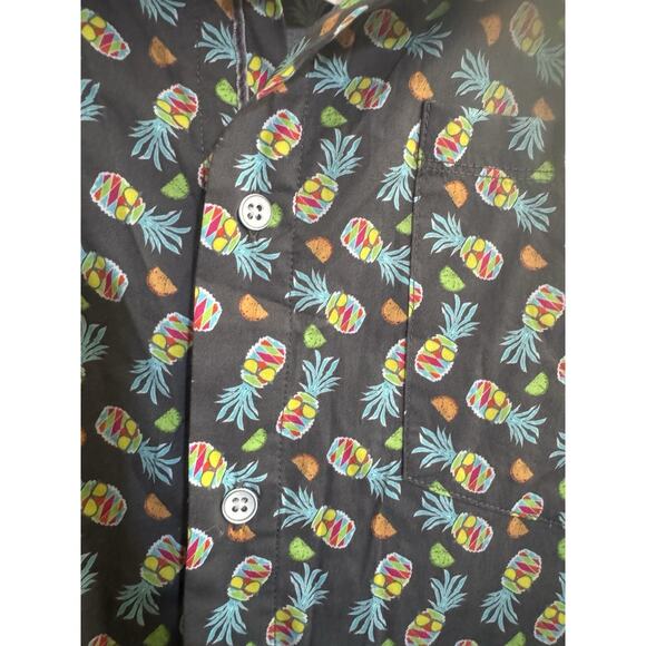Henri Costa Costal Button Shirt Mens Large Piña Olè Hawaiian Pineapple NWT #6069 - Picture 5 of 16